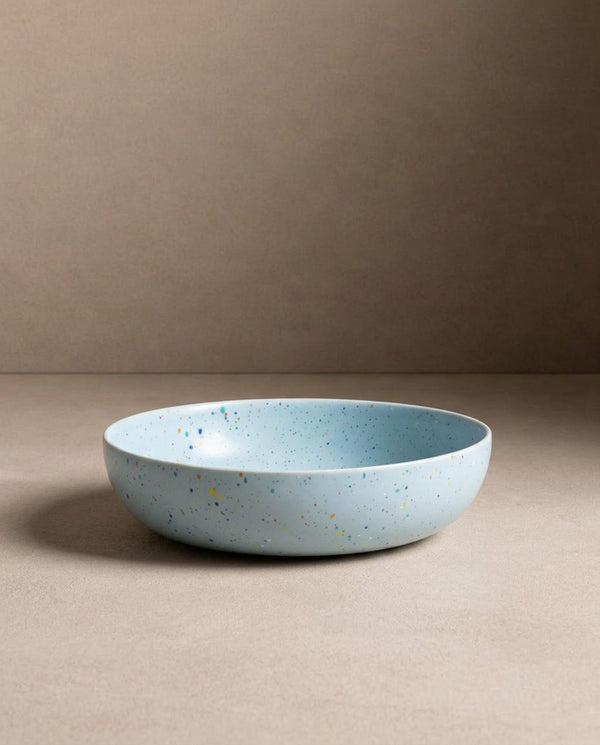 New Party Pasta Plate 21cm Soft Blue