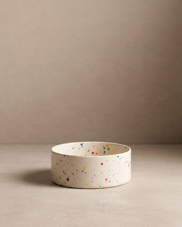 New Party Pet Bowl 16,5cm Set 2 White