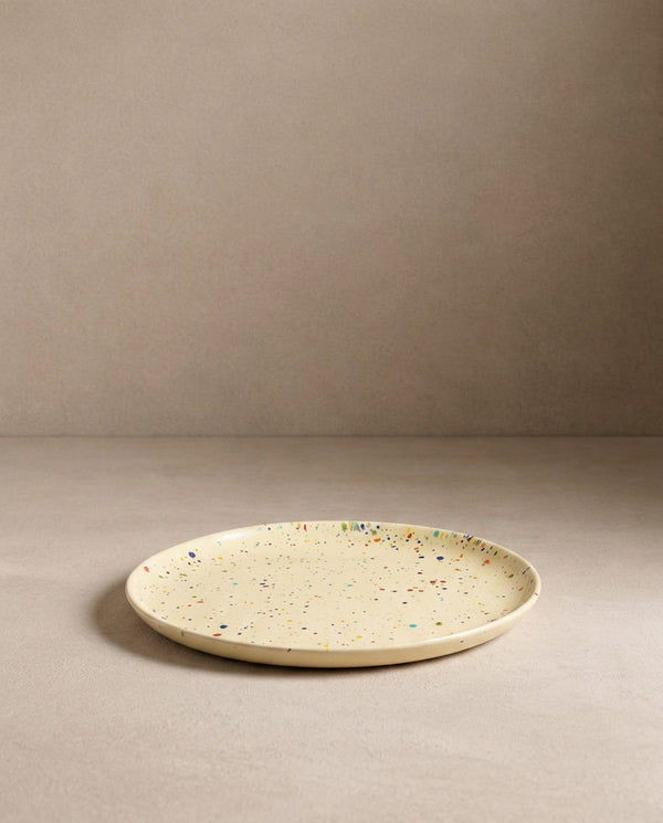 New Party Dinner Plate 27cm Yellow