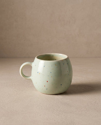 New Party Set 2 Espresso Mug + 2 Mini Tray - Green