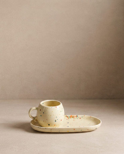 New Party Ball Mug 90ml Yellow