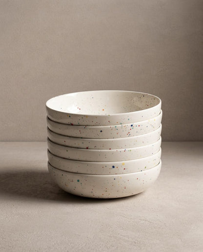 New Party Stoneware Set 30 Pieces White
