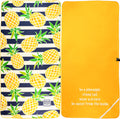 Mikrofaser Strandhandtuch - gelbe Ananas