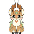 Peluche Mini Squishable – Cerf à Plumes