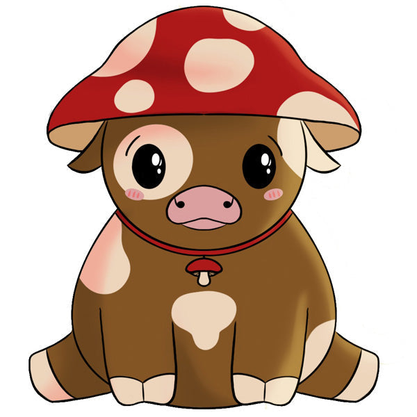 Peluche Mini Squishable – Champignon Vache