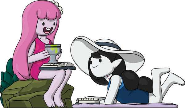 Summer Time Princess Bubblegum & Marceline