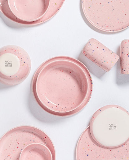 New Party Low Pasta Plate 23cm Pink