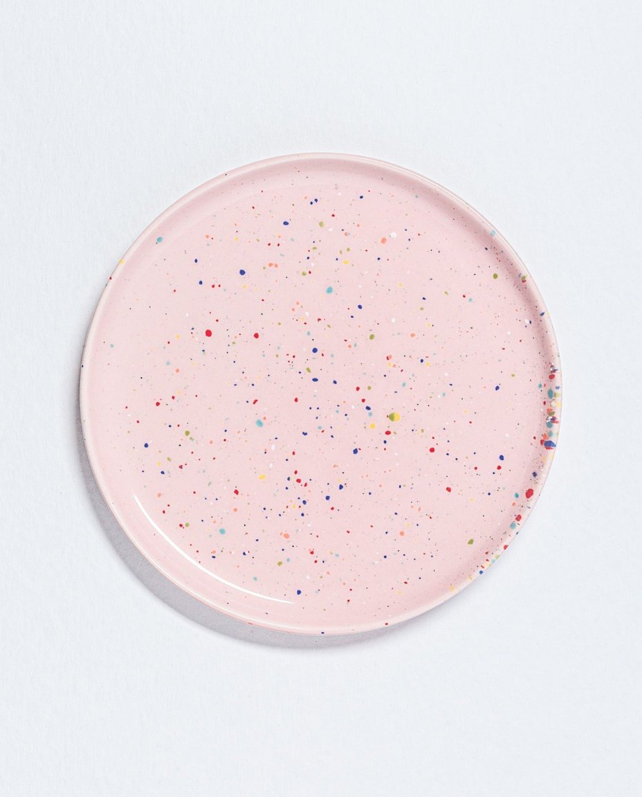 New Party Salad Plate 22cm Pink