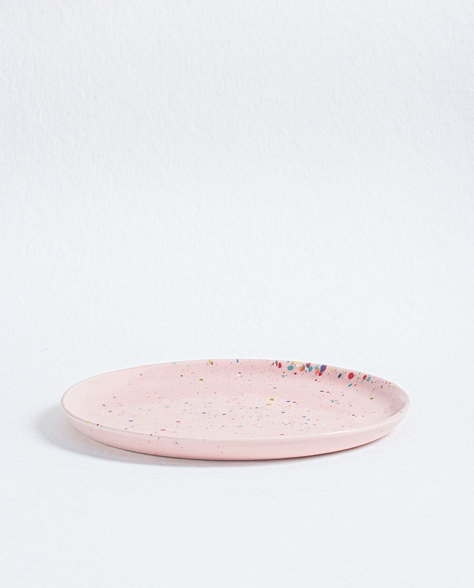New Party Salad Plate 22cm Pink