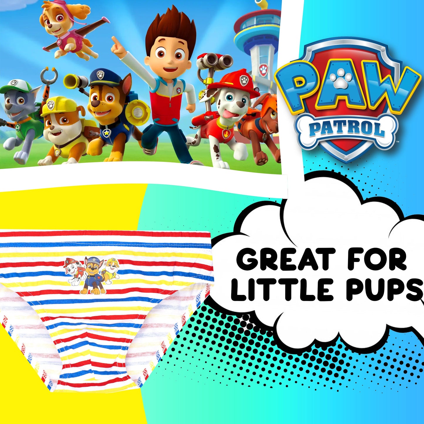 Pat’ Patrouille Underwear – bleu