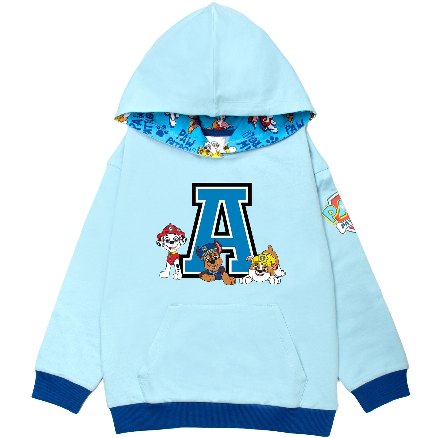 Pat’ Patrouille Sweat à capuche garçon-bleu