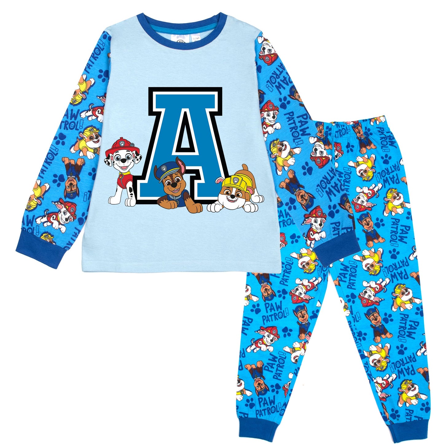 Paw Patrol Personalized Pyjama with Letter