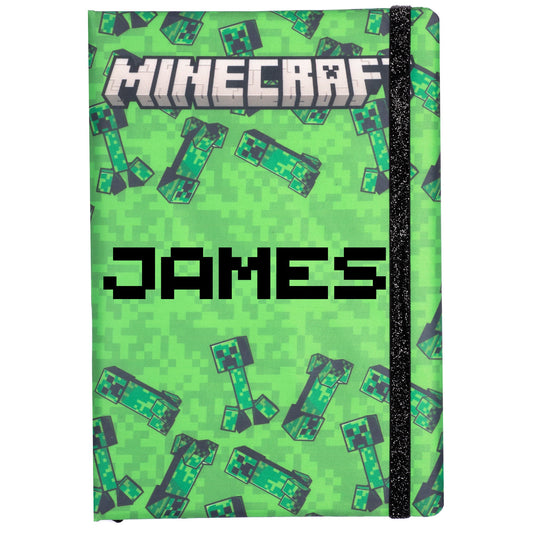 Carnet – Minecraft – vert