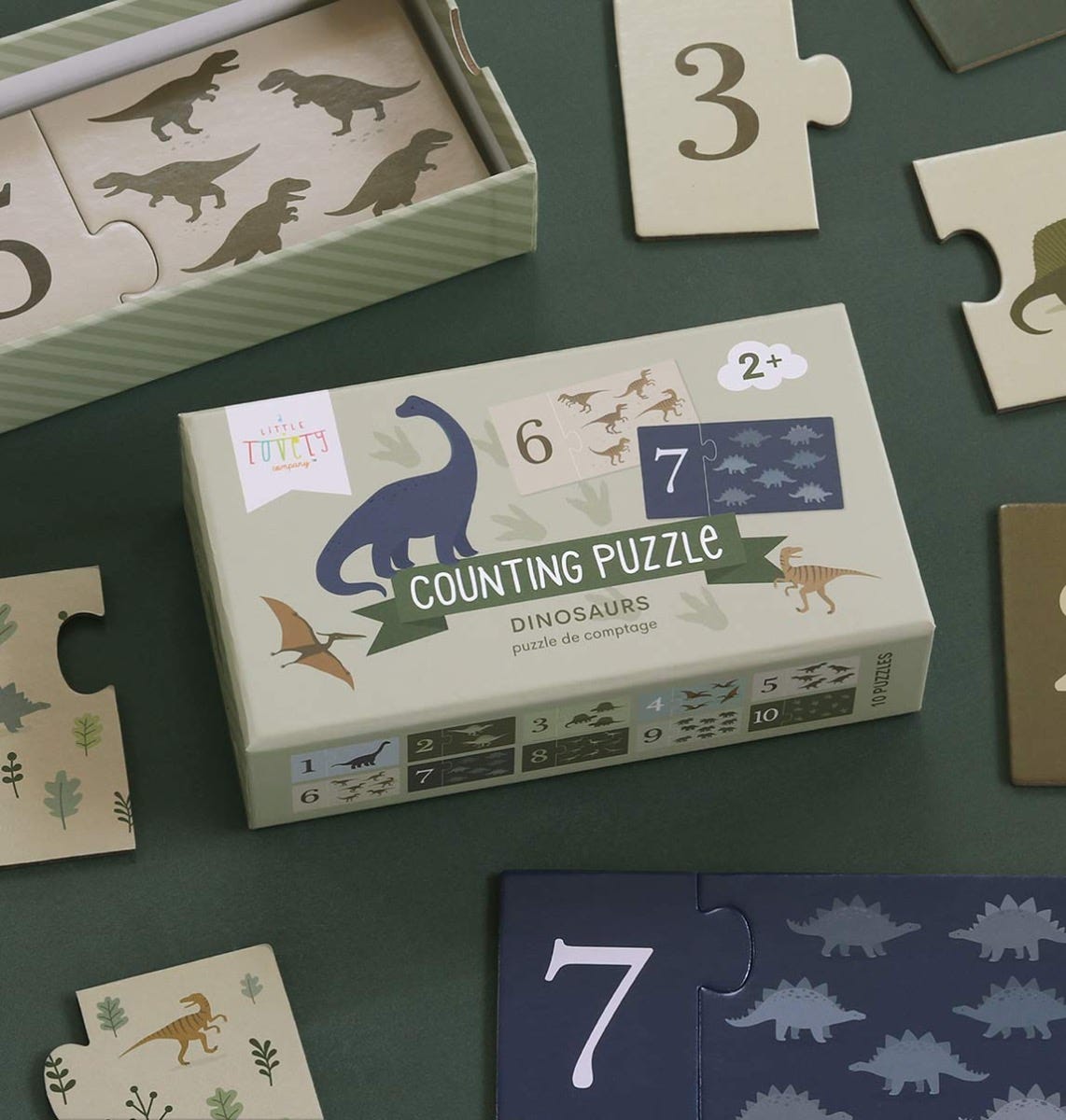 Puzzle à compter - Dinosaures