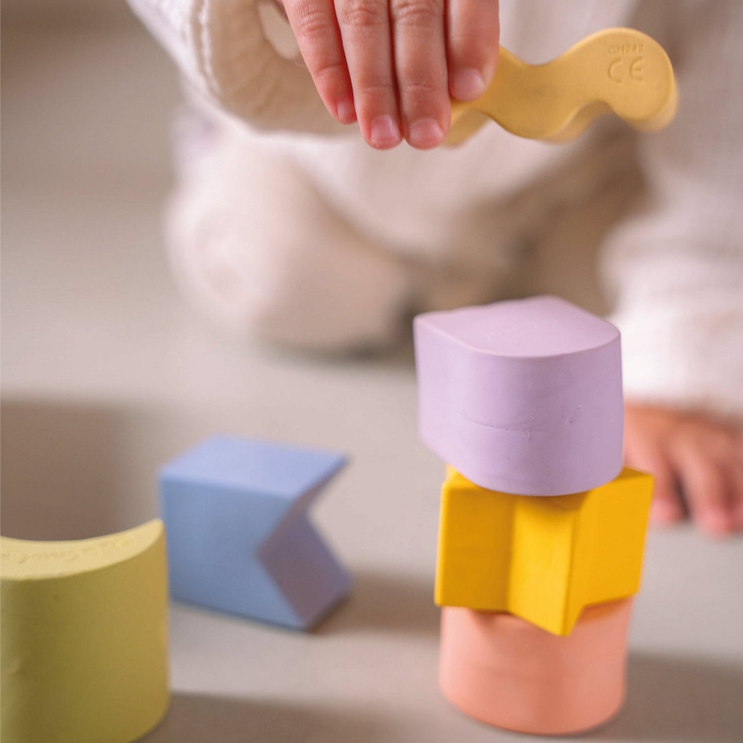 3 Geometric Figures Circle Baby Stacking Toy Blocks