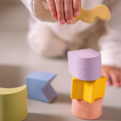 3 Geometric Figures Circle Baby Stacking Toy Blocks