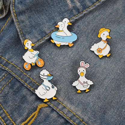 Pin's Canard Blanc Docteur – visuel produit