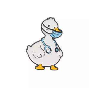 Pin Canard Blanc Docteur