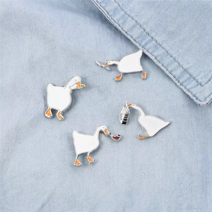 Pin's Canard Blanc Ghetto Blaster – visuel produit