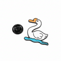 Pin’s Canard Blanc sur l’Eau