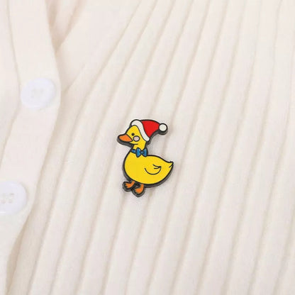 Pin's Canard Bonnet de Noël – visuel produit