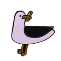 Pin’s Goéland avec Frite