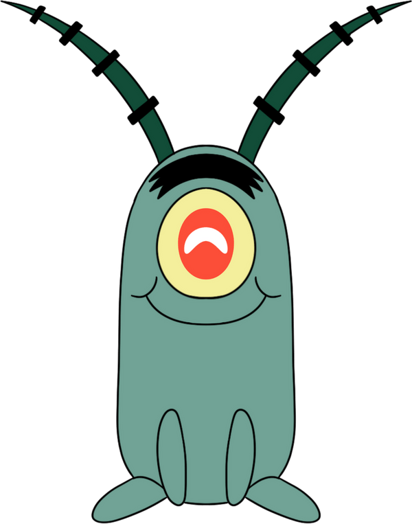 Plankton Sit Plush (9in)