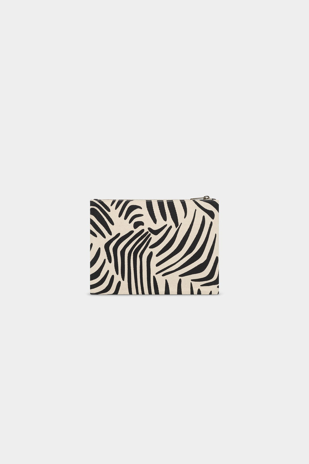 Ema Ecru Zebra Pouch