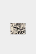 Ema Ecru Zebra Pouch