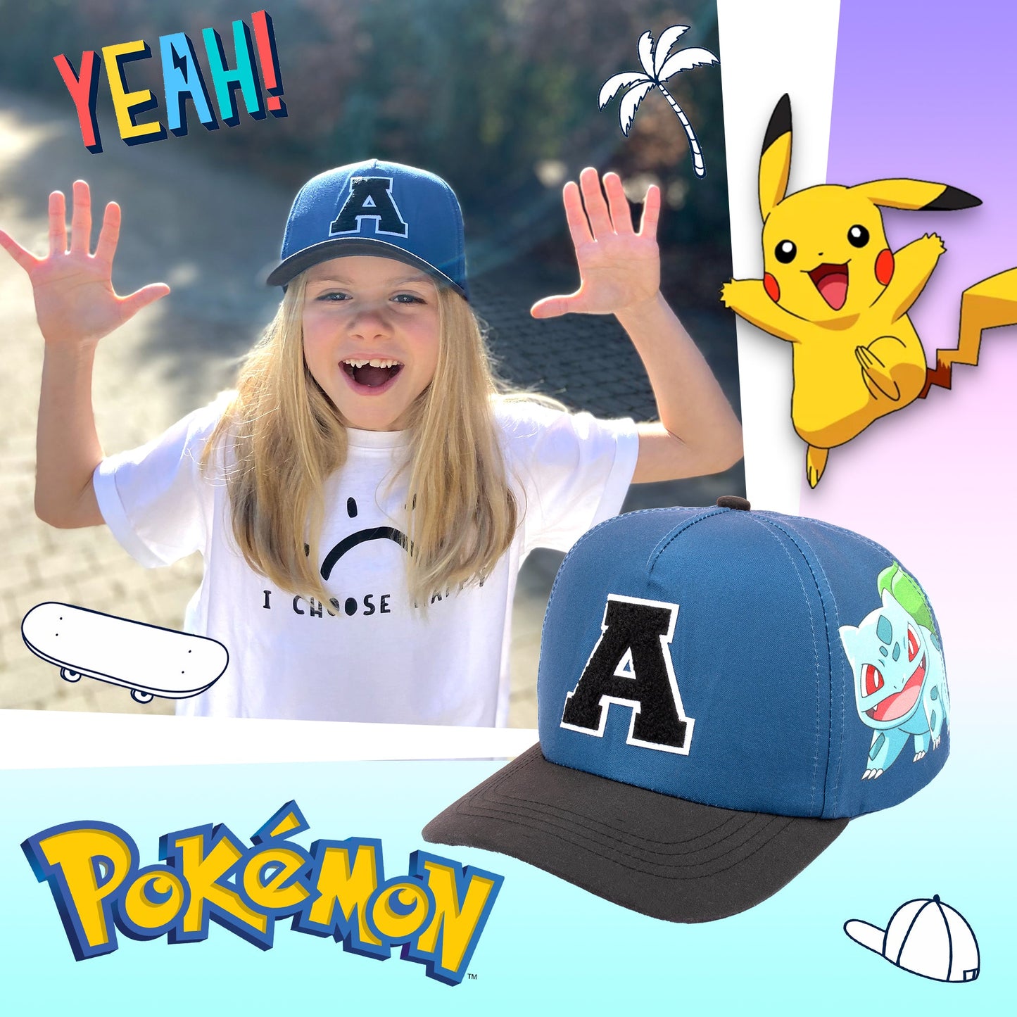 Casquette enfant – Pokemon Baseball Cap