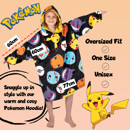 Pokémon Oversized Sweat à capuche Couverture