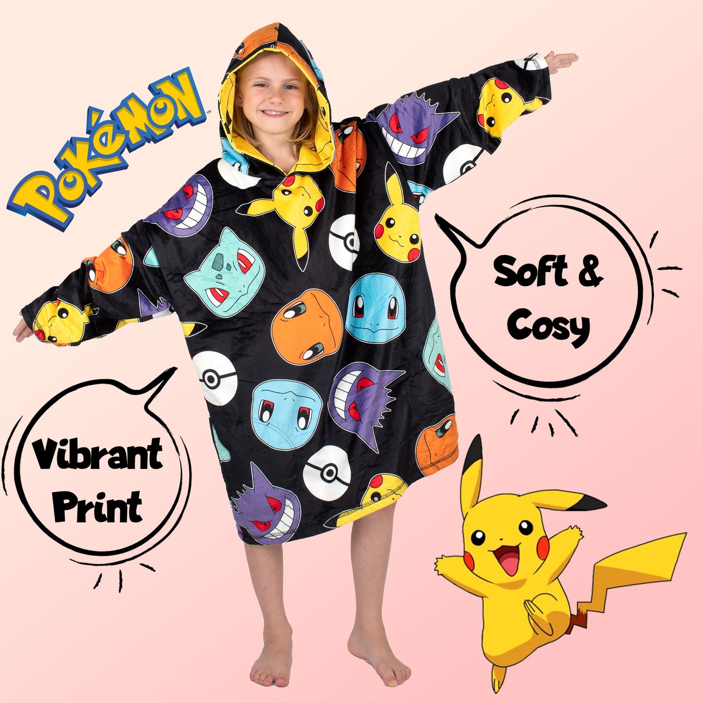 Pokémon Oversized Sweat à capuche Couverture