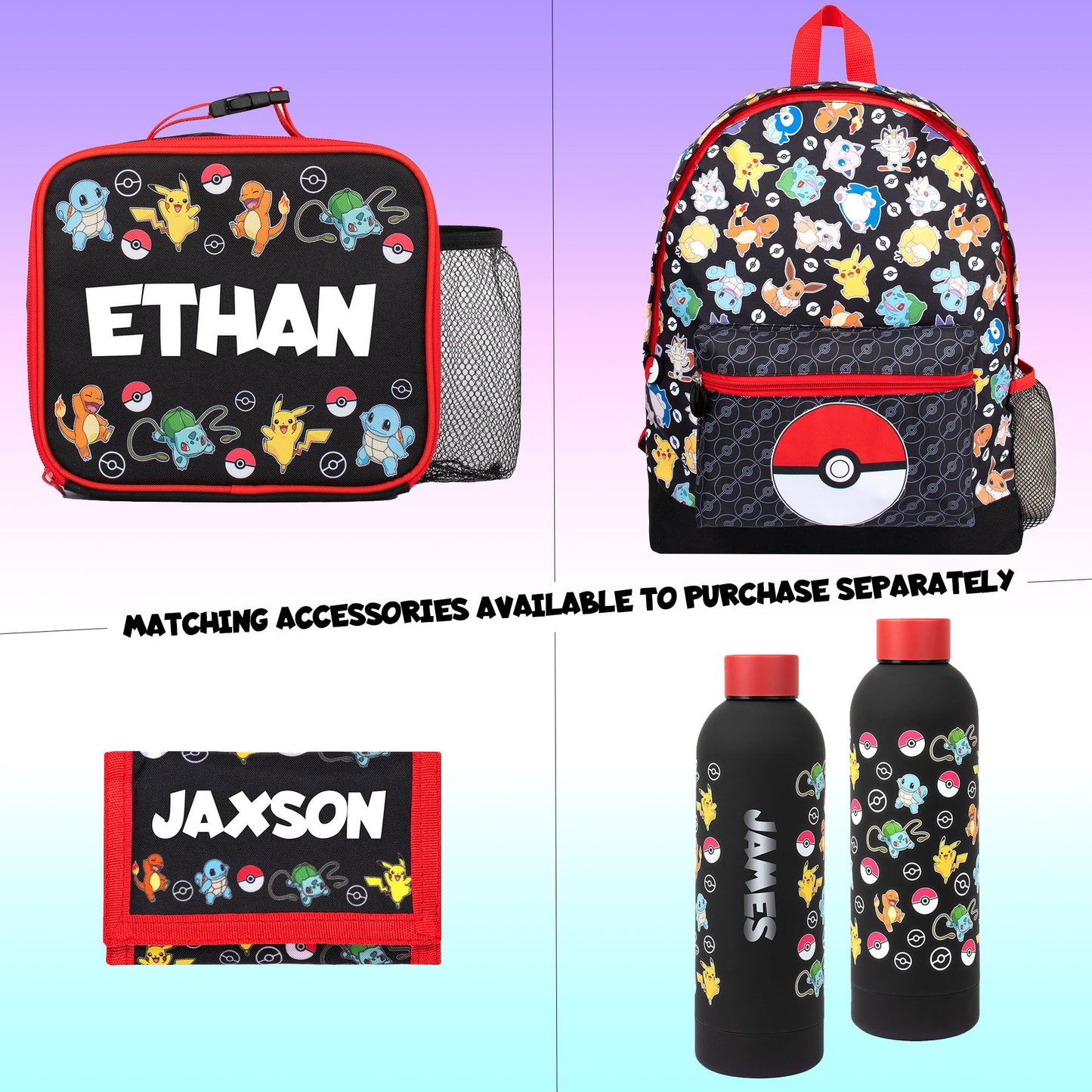 Pokemon Personalized Drawstring Bag for Kids