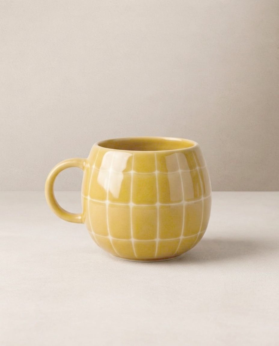 Tasse Pool en grès – 250 ml – Ambre