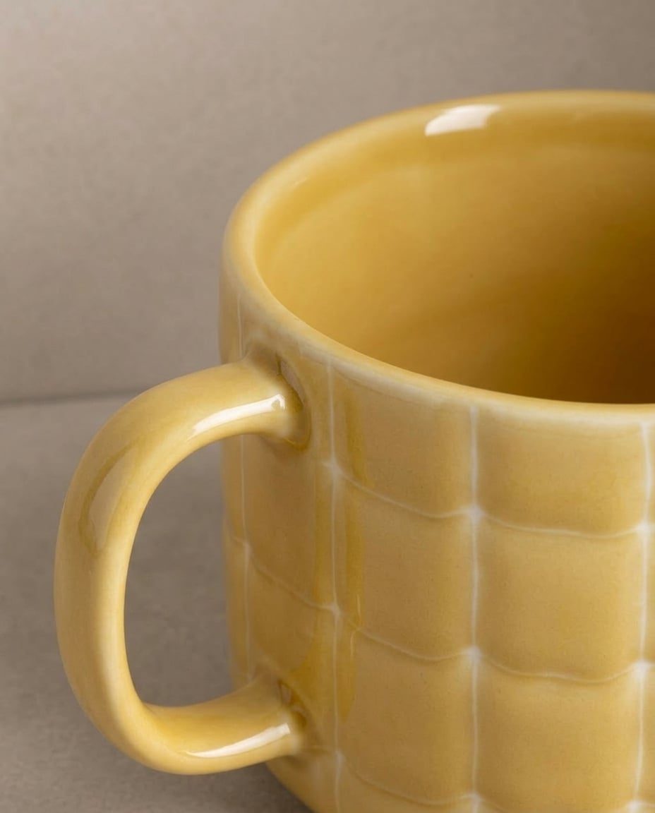 Tasse Pool en grès – 450 ml – Ambre