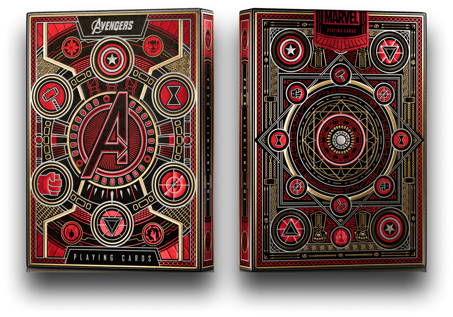 avengers red edition playing cards theory11