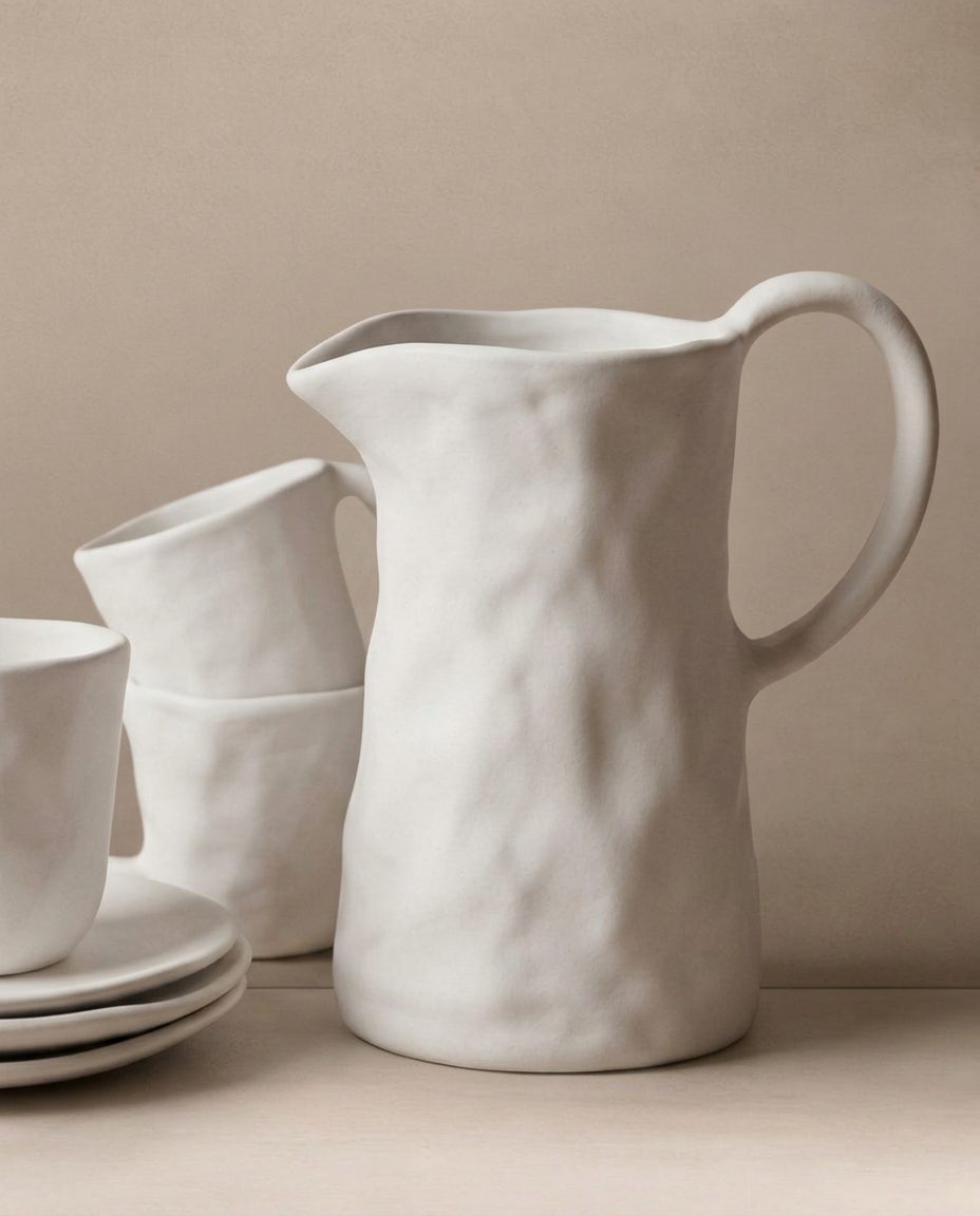 Ensemble petit-déjeuner Pure Stoneware pour 4