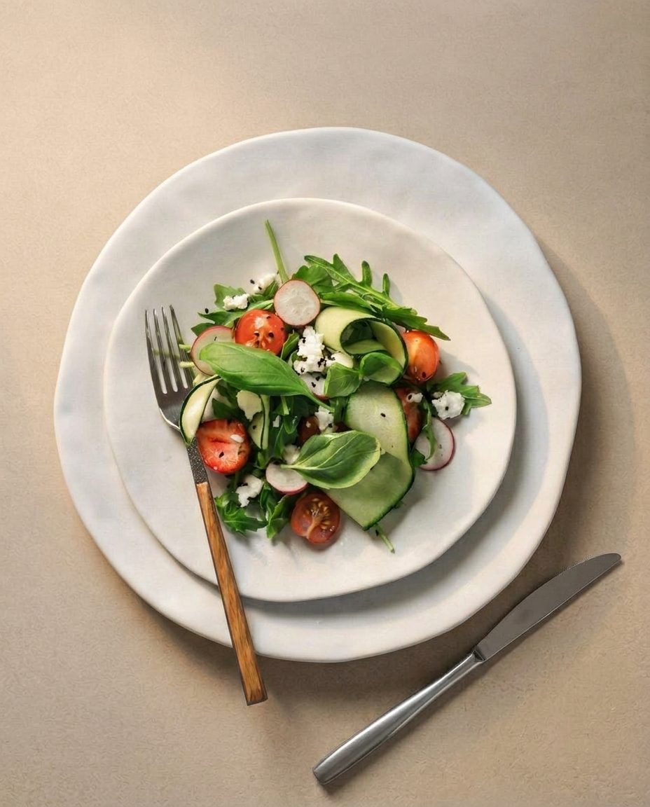 Assiette à salade Pure Stoneware – 21 cm