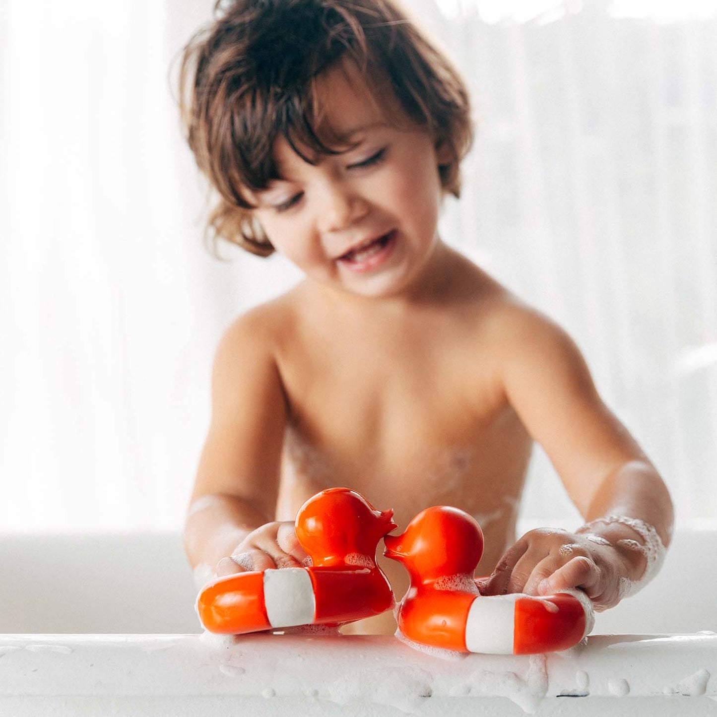 Flo the Floatie Red Bath Toy