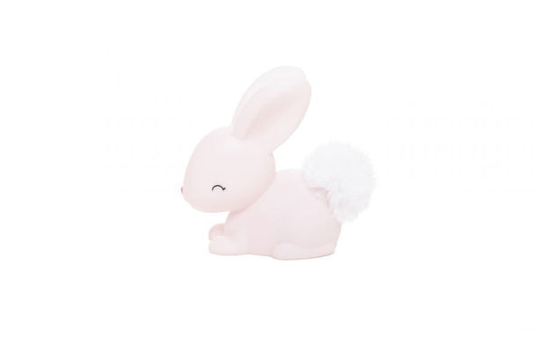 Mini roze konijn nachtlampje