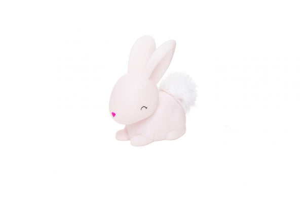 Mini roze konijn nachtlampje