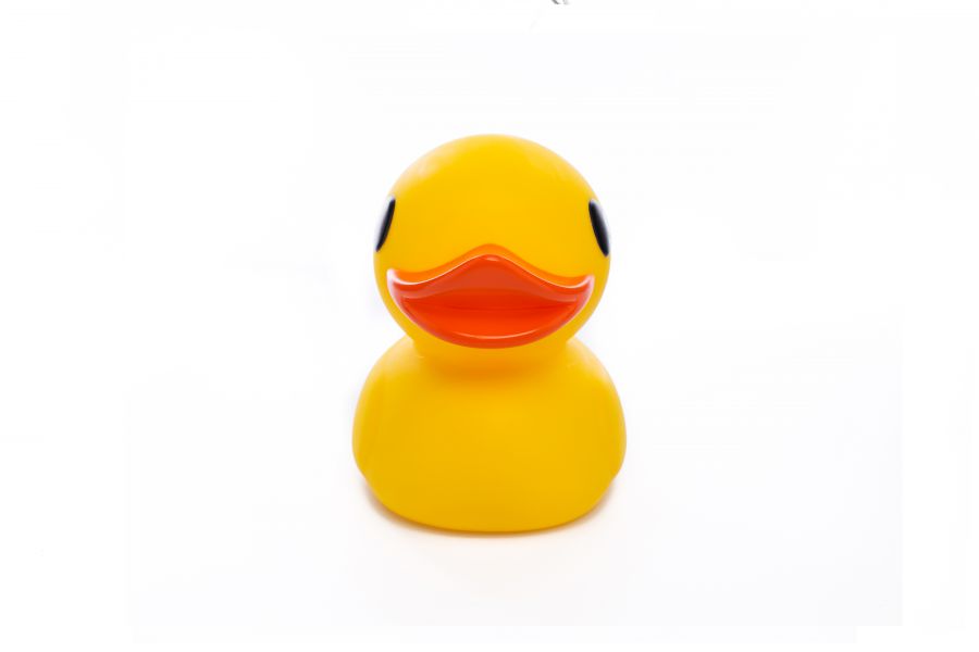 Yellow duck night light