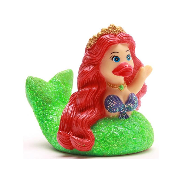 Glitterende zeemeermin-eend