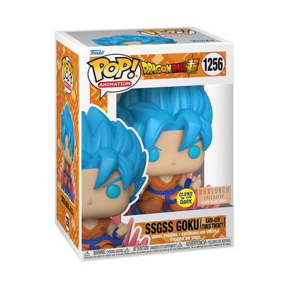 Pop! Super Saiyan Goku (Kaio-Ken Times Twenty) (GLOW) - VOORBESTELLEN* 