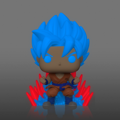 Pop! Super Saiyan Goku (Kaio-Ken Times Twenty) (GLOW) - VOORBESTELLEN* 
