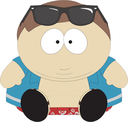 Cartman at the Pool Plush (9in)