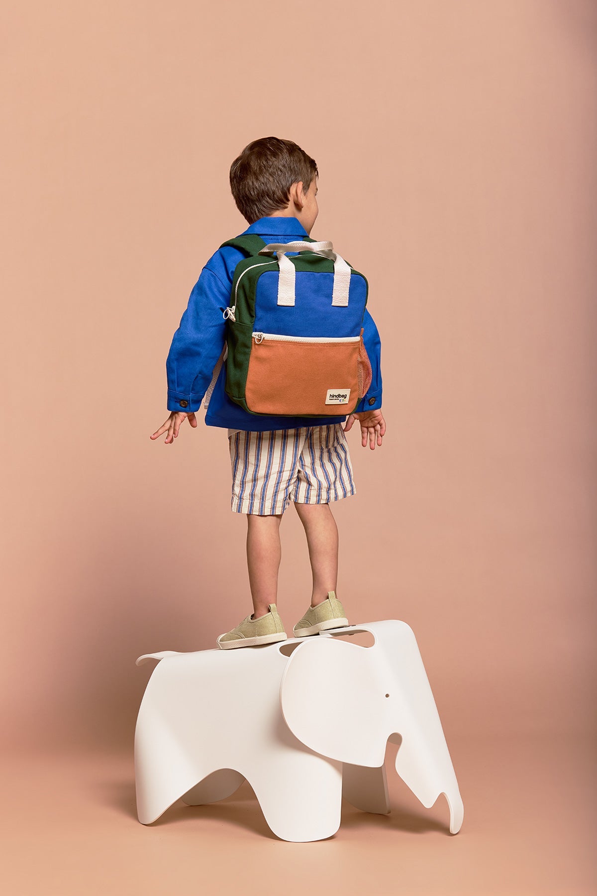Electric Blue Tricolor Arthur Backpack