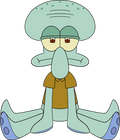 Peluche Squidward Sit – 22,9 cm