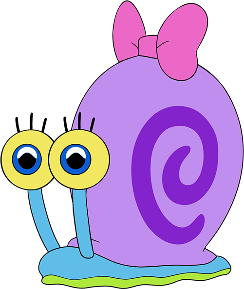 Snellie Snail Stickie (6in)