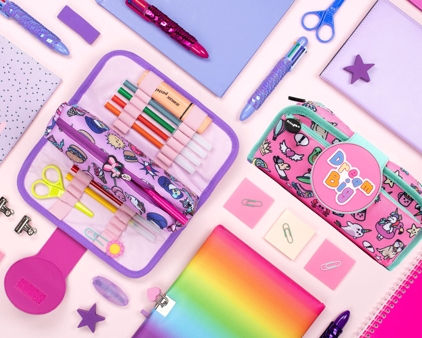 Trousse scolaire avec patch en silicone – Dream Big for | Fringoo UK